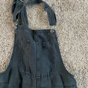 Aerie black overalls